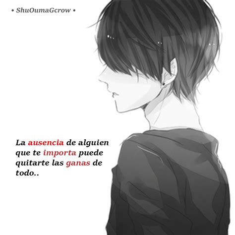 La ausencia de alguien #ShuOumaGcrow #Anime #Frases_anime ...