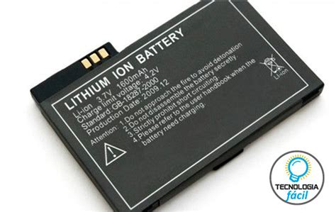 La batería de litio   Tecnología Fácil