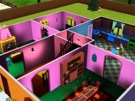 La Casa De Los Simpsons   Los Sims 3   YouTube