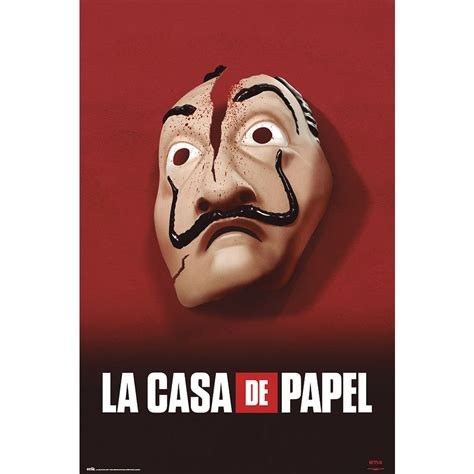 La Casa De Papel Poster Mask   Posters buy now in the shop ...