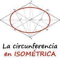 La circunferencia en Perspectiva Isométrica. Ejercicio resuelto ...