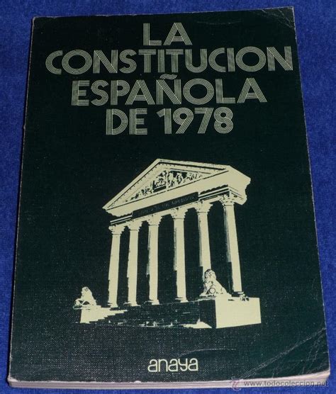 la constitución española de 1978   anaya  1982    Comprar ...