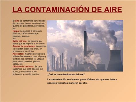 La ContaminacióN Ambiental