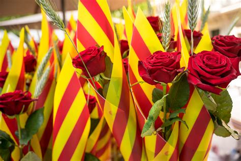 La Diada de Sant Jordi in Barcelona 2019