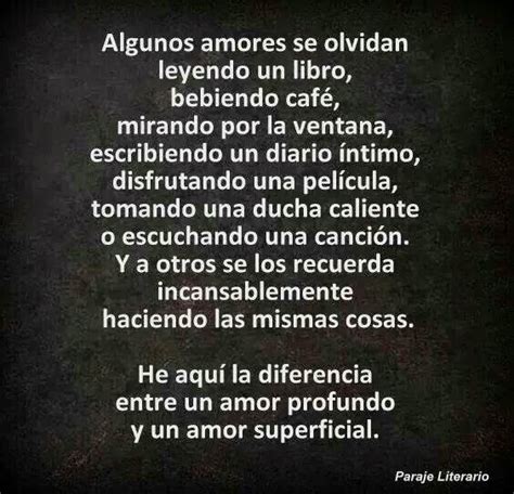 La diferencia entre un amor profundo y un amor superficial ...