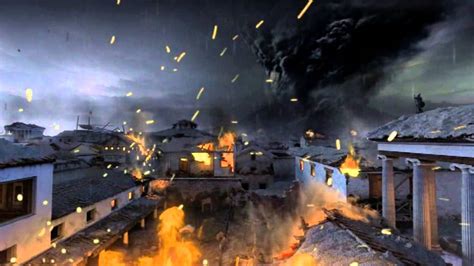 La erupcion del Vesubio. La destrucción de Pompeya.   YouTube