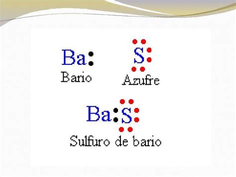 la estructura de lewis para el sulfuro de bario  bacl2    Brainly.lat