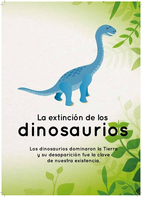 La Extinción de los Dinosaurios | Cuentos de dinosaurios, Cuentos para ...