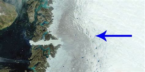 La extraña  zona oscura  de Groenlandia se está ...