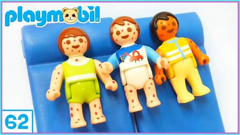La familia Playmobil   Varicela en la guardería de bebés ...