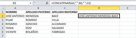 La función CONCATENAR en Excel • Excel Total
