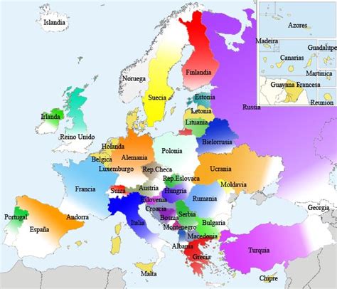 La Geografía de la Unión Europea: Paises del Continente ...