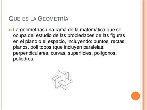 La geometria