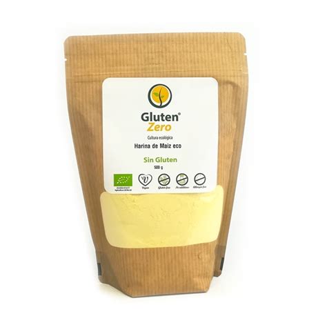 La Grana. Harina de maiz Gluten Zero eco sin gluten 500g