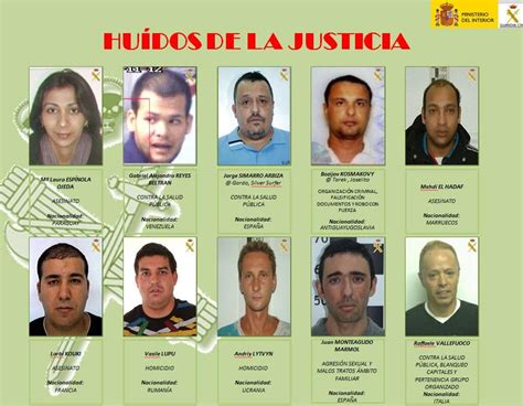 La Guardia Civil publica la lista de los criminales más ...