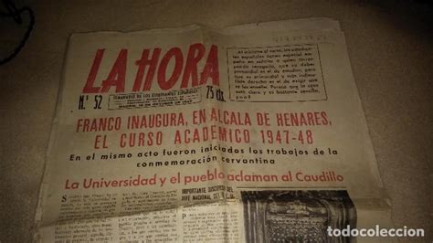 la hora 1947 periódico original de la epoca   Comprar Revistas ...