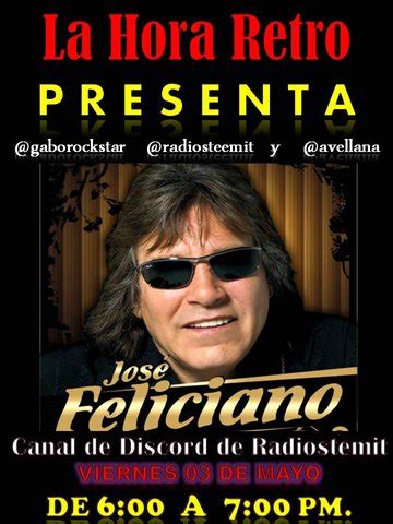 La Hora Retro Presenta:  José Feliciano  Mi canción ...