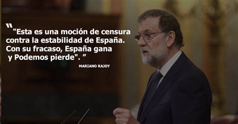 La intervención de Mariano Rajoy en la moción de censura de Podemos, en ...
