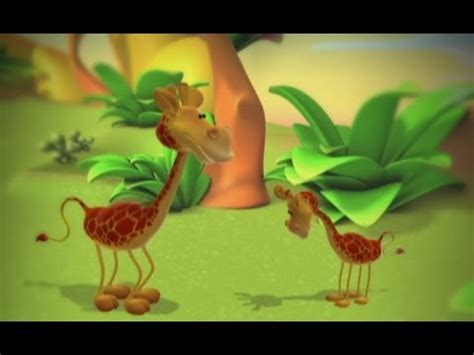 La jirafa, Caricaturas educativas aprender animales con ...