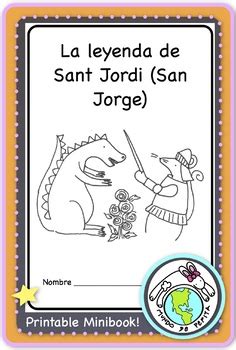 La leyenda de Sant Jordi San Jorge Printable Spanish ...