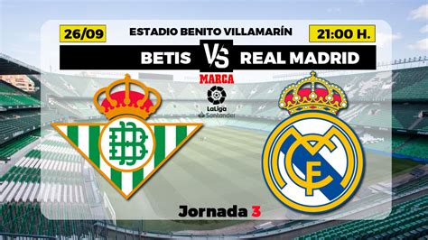 La Liga Santander: Betis   Real Madrid: horario y dónde ...