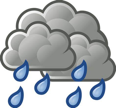 La Lluvia Heavy Rain Nublado   Gráficos vectoriales gratis en Pixabay