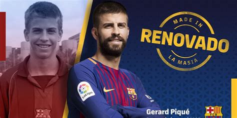 La Nación / Piqué renueva con el Barcelona hasta 2022