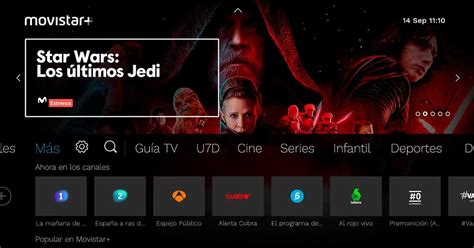 La nueva interfaz para SmartTV de Movistar+ ya disponible