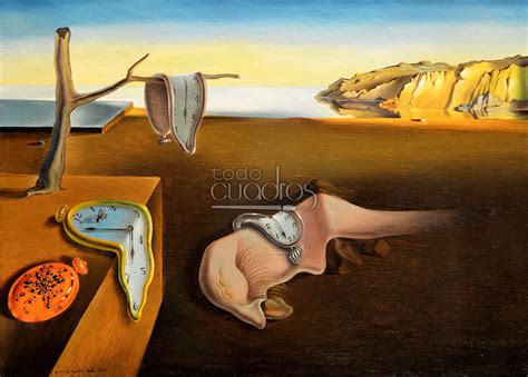 La persistencia de la memoria , cuadro de Dalí al óleo.