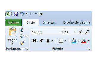 La pestaña o ficha de inicio en Excel | Fichas, Diseño de ...
