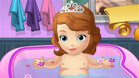 La Princesa Sofía toma un baño | Juegos para niños y niñas ...