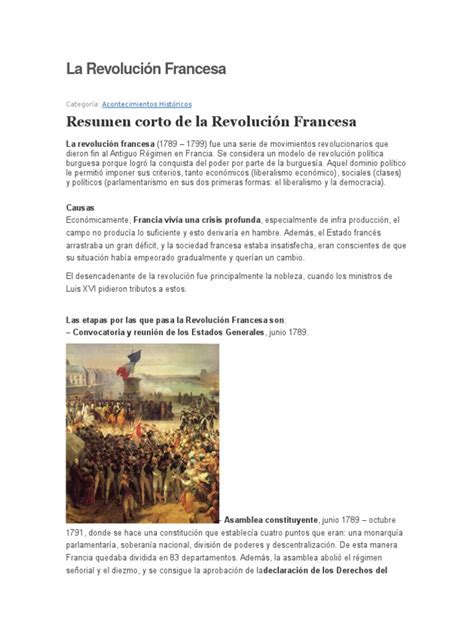 La Revolución Francesa | revolución Francesa | Francia