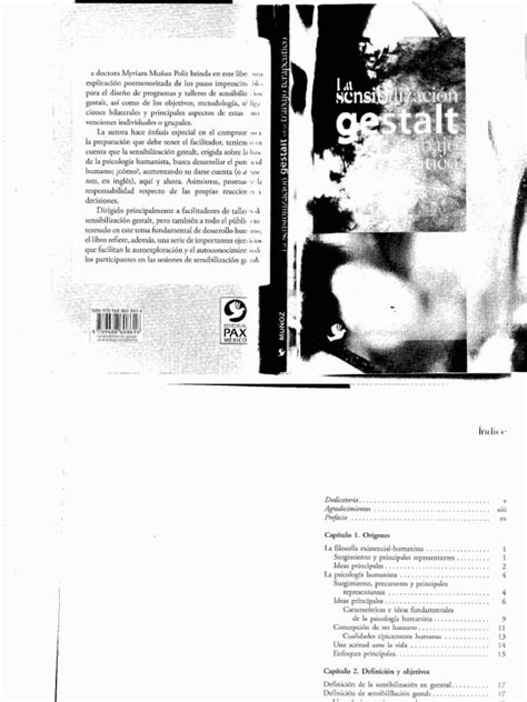 La Sensibilización Gestalt en el trabajo terapeutico ...