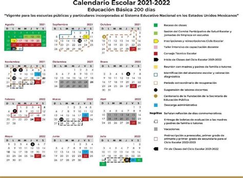 La SEP publica Calendario Escolar 2021 2022; estos son los ...