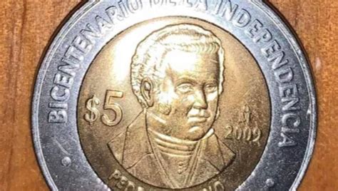 ¿La tienes? Moneda de 5 pesos de Pedro Moreno se vende hasta en mil 500 ...