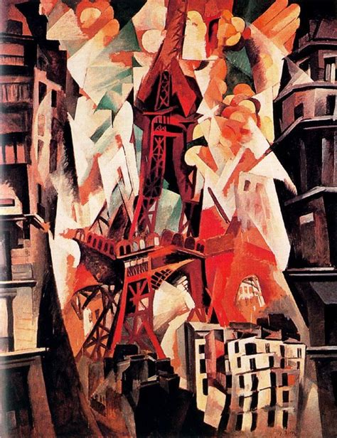 La Torre Eiffel roja Delaunay    Robert Delaunay  | Cubismo, Arte ...