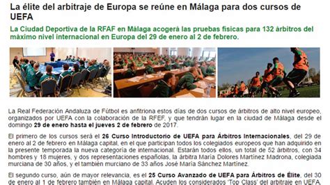 La UEFA blinda a sus árbitros de élite en Málaga   AS.com