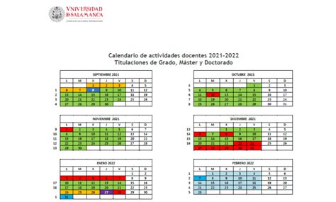 La Universidad de Salamanca presenta el calendario ...
