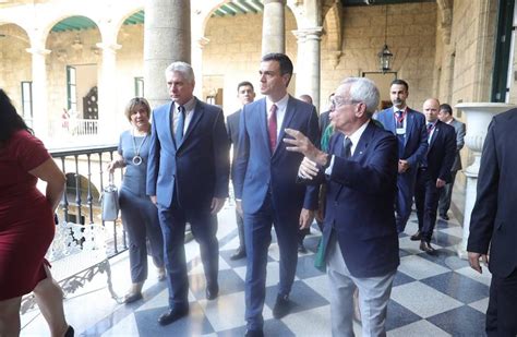 La visita de Pedro Sánchez a La Habana, en imágenes