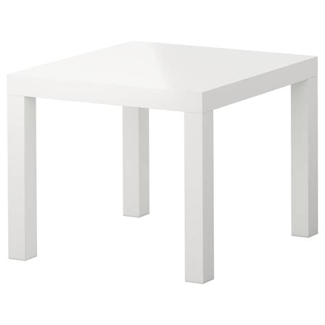 LACK Mesa auxiliar   alto brillo blanco   IKEA