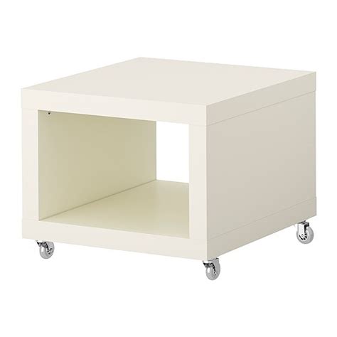 LACK Mesa auxiliar con ruedas   blanco   IKEA