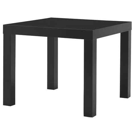 LACK Mesa auxiliar, negro, 55x55 cm   IKEA