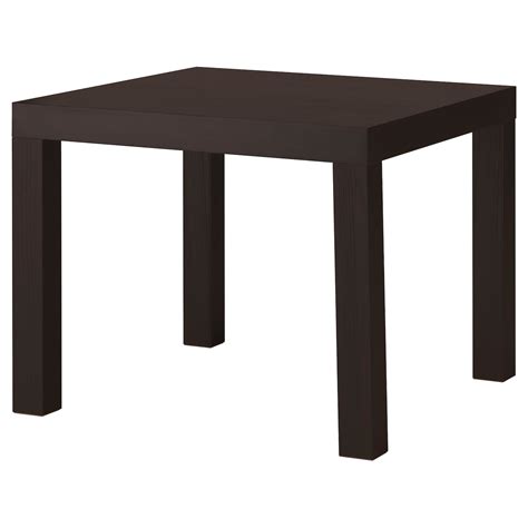 LACK Mesa auxiliar, negro marrón, 55x55 cm   IKEA