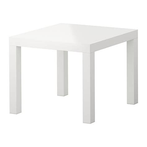 LACK Side table high gloss white, 21 5/8x21 5/8 IKEA