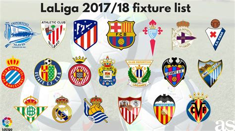 LaLiga Santander 2017/18 season fixture list: How it happened   AS.com