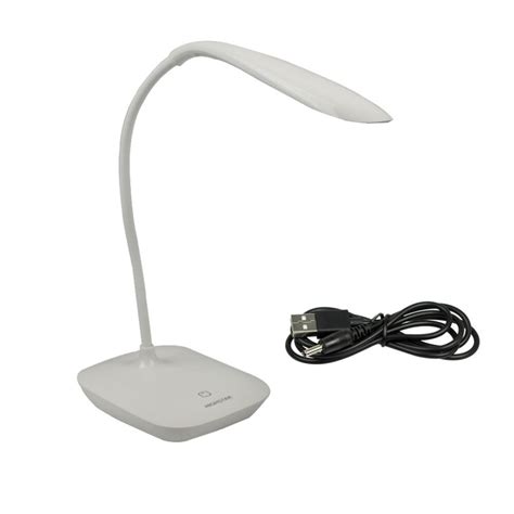 Lámpara de escritorio LED cuello de cisne con puerto de ...