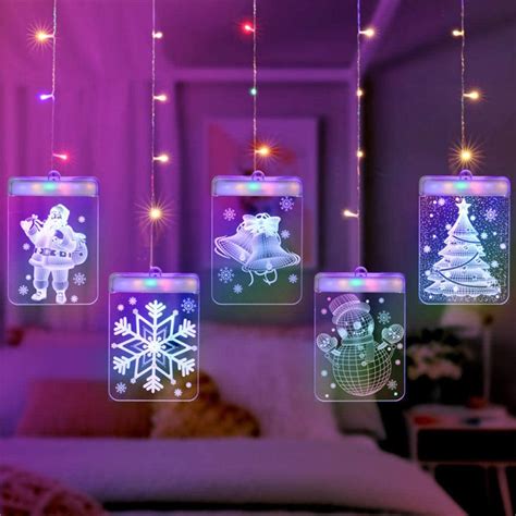Lámparas decorativas de Navidad LED Luz de acrílico 3D ...