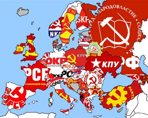 Landkartenblog: Europakarte der kommunistische Parteien   Von ...