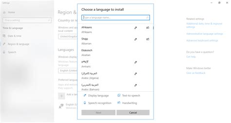 Language Packs for Windows 10