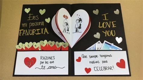 Lapbook De Amor | Ideas Cartas De Amor, Regalo Para Novia ...